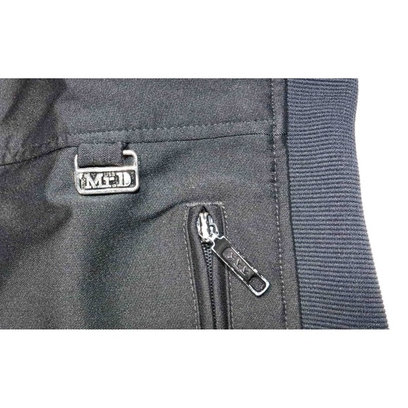 Vintage Mr D Black Stretch Ski Bib Nylon Acrylic Lycra Pants Mens‎ Size 36 Reg - Picture 10 of 13